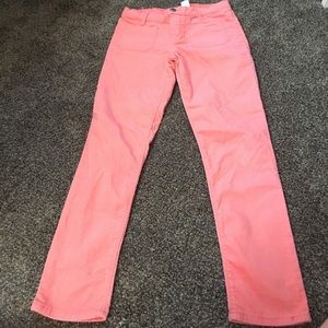 Oshkosh size 10 peach sparkle pants